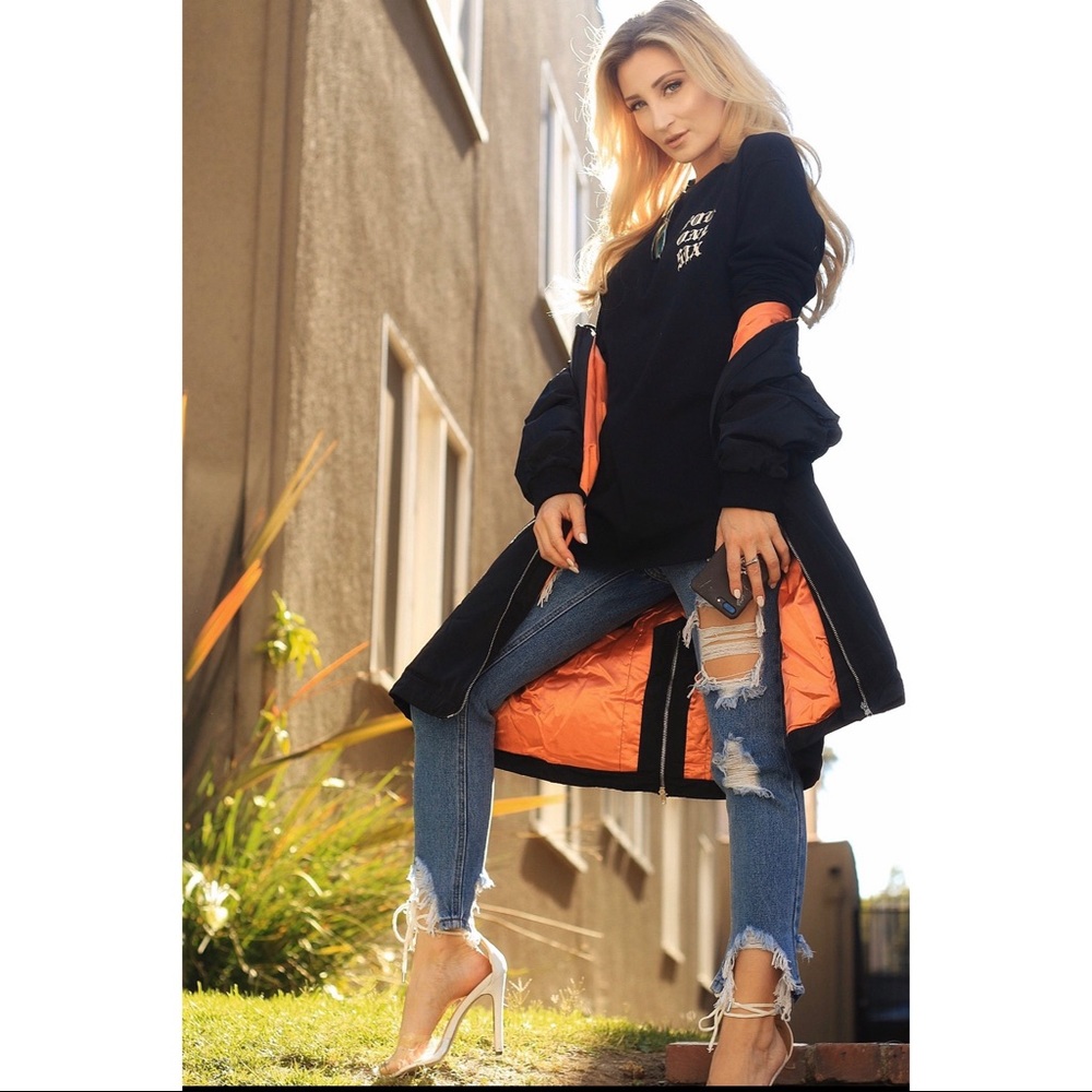 Bomber Jacket - Longline